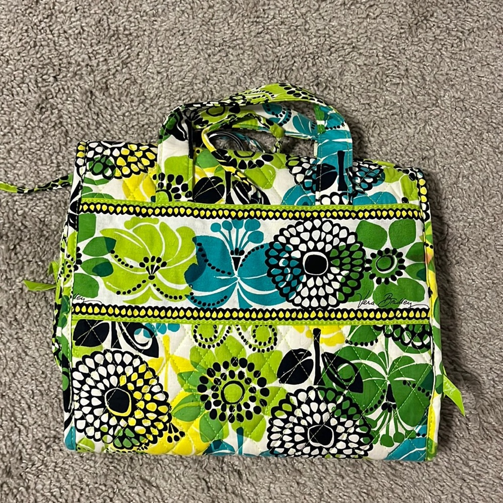 Limes Up Vera Bradley Travel Makeup bag